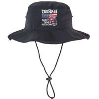 45 American Flag The Trump 45 Cause The 46 Is Made In China Legacy Cool Fit Booney Bucket Hat