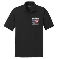 45 American Flag The Trump 45 Cause The 46 Is Made In China PosiCharge RacerMesh Polo