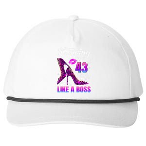 43 And Fabulous High Heels Stepping Into My 43Rd Birthday Snapback Five-Panel Rope Hat