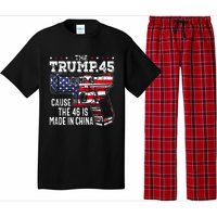 45 American Flag The Trump 45 Cause The 46 Is Made In China Pajama Set