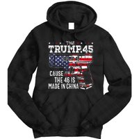 45 American Flag The Trump 45 Cause The 46 Is Made In China Tie Dye Hoodie