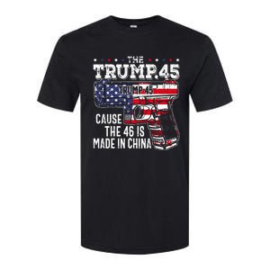 45 American Flag The Trump 45 Cause The 46 Is Made In China Softstyle CVC T-Shirt