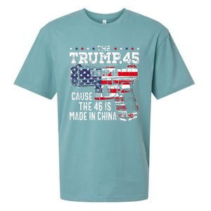 45 American Flag The Trump 45 Cause The 46 Is Made In China Sueded Cloud Jersey T-Shirt