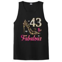 43 And Fabulous Funny 43th Birthday Cute Gift Beautiful Fun PosiCharge Competitor Tank