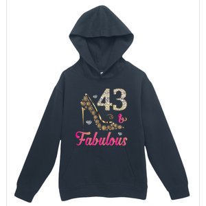 43 And Fabulous Funny 43th Birthday Cute Gift Beautiful Fun Urban Pullover Hoodie