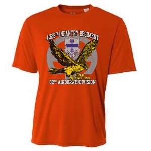 4325th Airborne Infantry Gold F.A.L.C.O.N.S Cooling Performance Crew T-Shirt