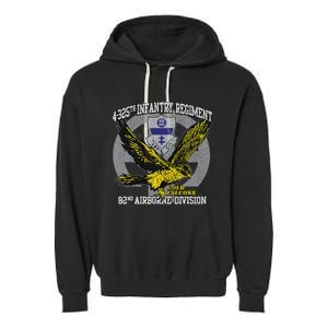 4325th Airborne Infantry Gold F.A.L.C.O.N.S Garment-Dyed Fleece Hoodie