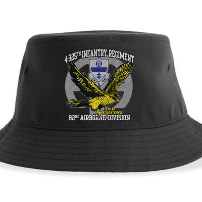 4325th Airborne Infantry Gold F.A.L.C.O.N.S Sustainable Bucket Hat