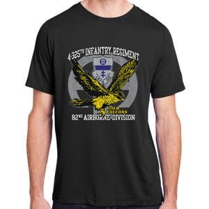 4325th Airborne Infantry Gold F.A.L.C.O.N.S Adult ChromaSoft Performance T-Shirt