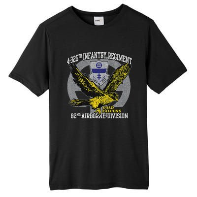 4325th Airborne Infantry Gold F.A.L.C.O.N.S Tall Fusion ChromaSoft Performance T-Shirt