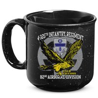4325th Airborne Infantry Gold F.A.L.C.O.N.S 15oz Campfire Ceramic Mug