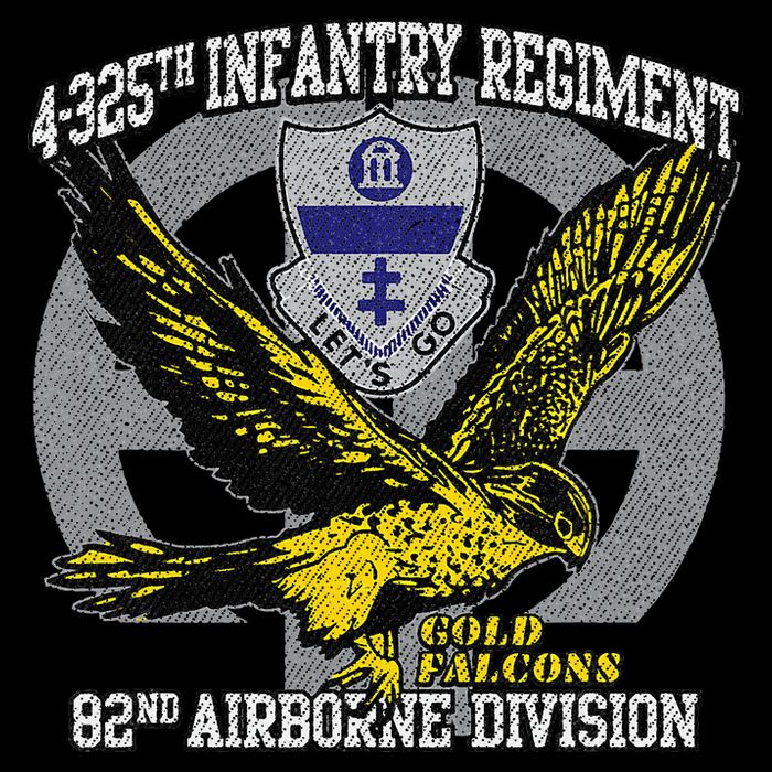4325th Airborne Infantry Gold F.A.L.C.O.N.S Flatbill Hat