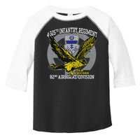 4325th Airborne Infantry Gold F.A.L.C.O.N.S Toddler Fine Jersey T-Shirt