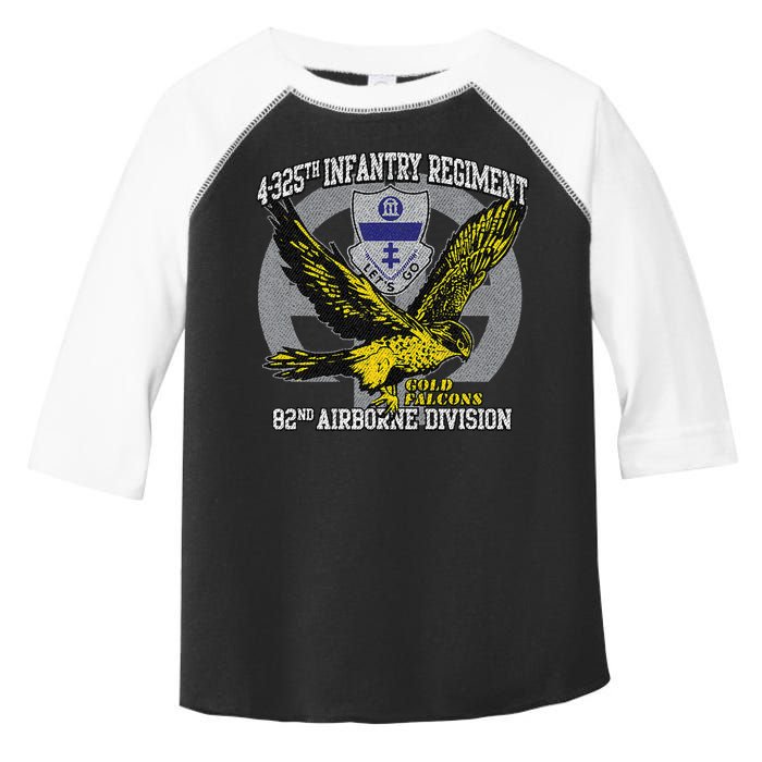 4325th Airborne Infantry Gold F.A.L.C.O.N.S Toddler Fine Jersey T-Shirt