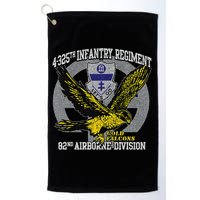 4325th Airborne Infantry Gold F.A.L.C.O.N.S Golf Towel
