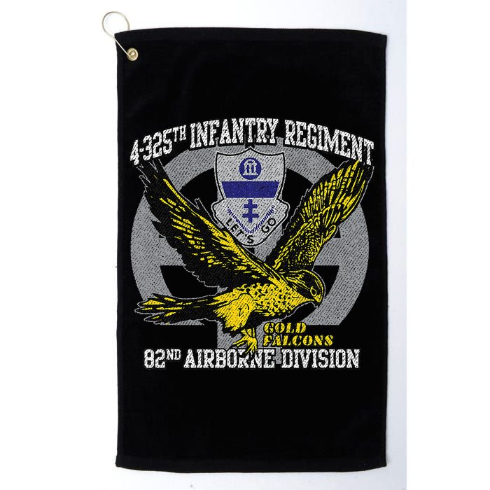 4325th Airborne Infantry Gold F.A.L.C.O.N.S Golf Towel