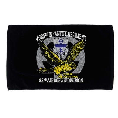 4325th Airborne Infantry Gold F.A.L.C.O.N.S Microfiber Hand Towel