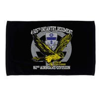 4325th Airborne Infantry Gold F.A.L.C.O.N.S Microfiber Hand Towel