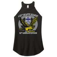 4325th Airborne Infantry Gold F.A.L.C.O.N.S Women's Perfect Tri Rocker Tank