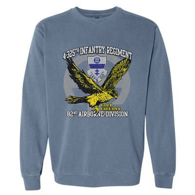 4325th Airborne Infantry Gold F.A.L.C.O.N.S Garment-Dyed Sweatshirt