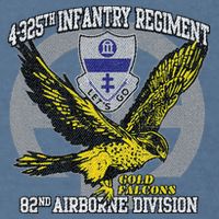 4325th Airborne Infantry Gold F.A.L.C.O.N.S Garment-Dyed Sweatshirt