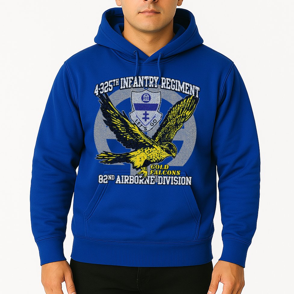 4325th Airborne Infantry Gold F.A.L.C.O.N.S Hoodie