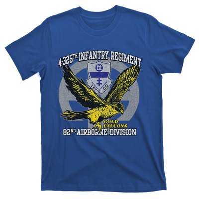 4325th Airborne Infantry Gold F.A.L.C.O.N.S T-Shirt