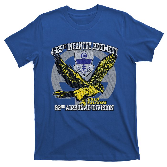 4325th Airborne Infantry Gold F.A.L.C.O.N.S T-Shirt