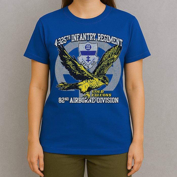 4325th Airborne Infantry Gold F.A.L.C.O.N.S T-Shirt