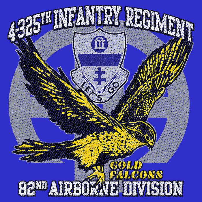 4325th Airborne Infantry Gold F.A.L.C.O.N.S Sustainable Beanie