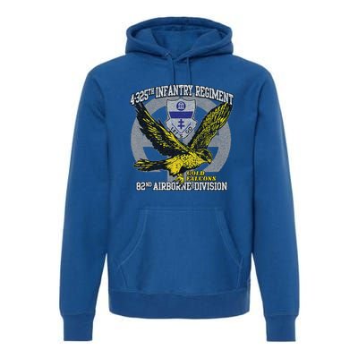 4325th Airborne Infantry Gold F.A.L.C.O.N.S Premium Hoodie