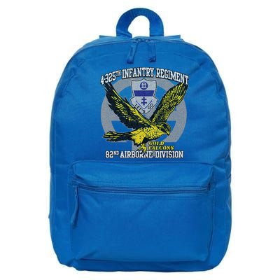 4325th Airborne Infantry Gold F.A.L.C.O.N.S 16 in Basic Backpack