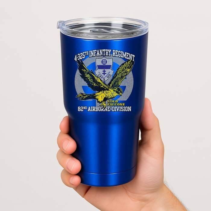 4325th Airborne Infantry Gold F.A.L.C.O.N.S Tumbler