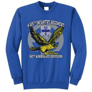 4325th Airborne Infantry Gold F.A.L.C.O.N.S Tall Sweatshirt