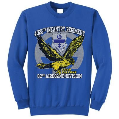 4325th Airborne Infantry Gold F.A.L.C.O.N.S Tall Sweatshirt