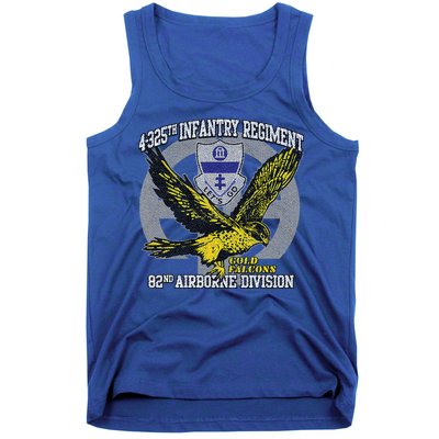 4325th Airborne Infantry Gold F.A.L.C.O.N.S Tank Top