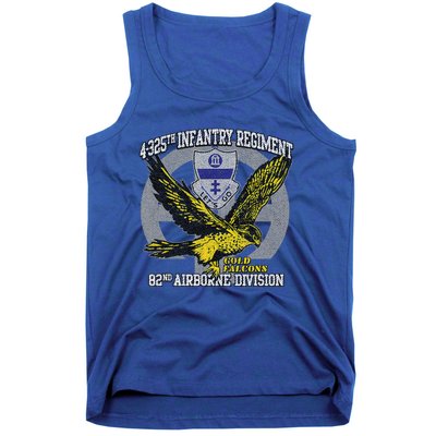 4325th Airborne Infantry Gold F.A.L.C.O.N.S Tank Top