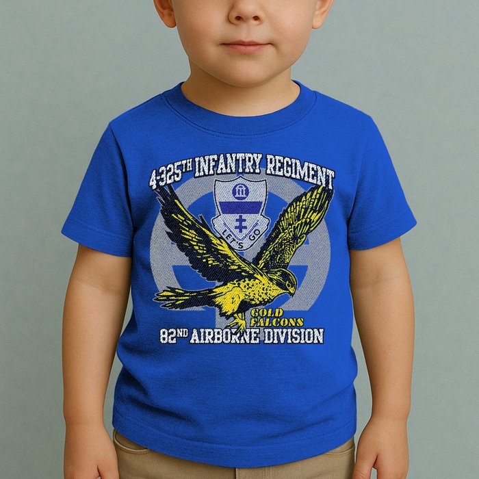 4325th Airborne Infantry Gold F.A.L.C.O.N.S Toddler T-Shirt