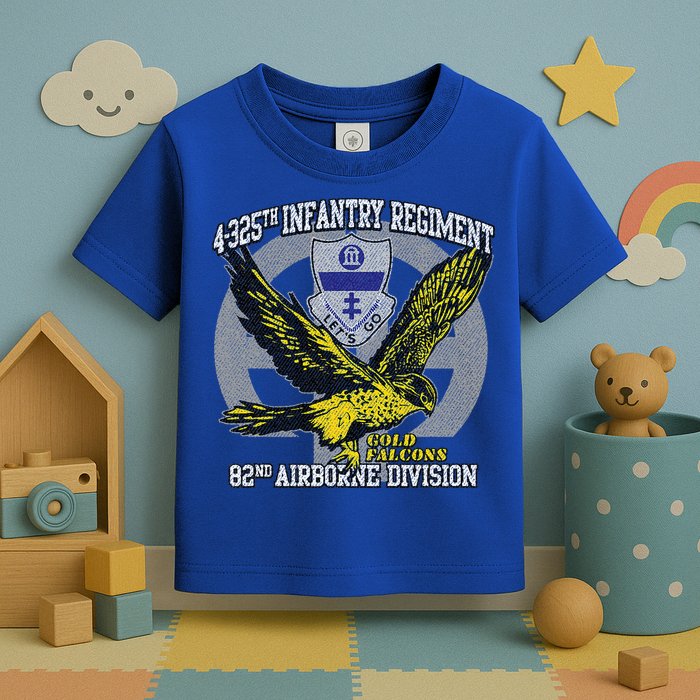 4325th Airborne Infantry Gold F.A.L.C.O.N.S Toddler T-Shirt