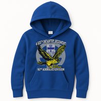 4325th Airborne Infantry Gold F.A.L.C.O.N.S Kids Hoodie