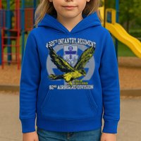 4325th Airborne Infantry Gold F.A.L.C.O.N.S Kids Hoodie