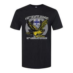 4325th Airborne Infantry Gold F.A.L.C.O.N.S Softstyle CVC T-Shirt