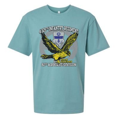 4325th Airborne Infantry Gold F.A.L.C.O.N.S Sueded Cloud Jersey T-Shirt