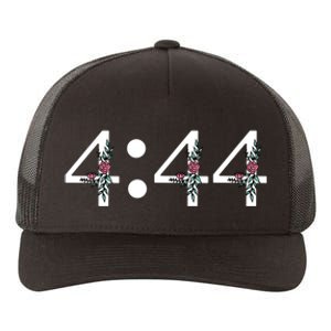 4:44 Angel Number Floral Yupoong Adult 5-Panel Trucker Hat