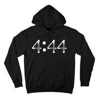 4:44 Angel Number Floral Hoodie