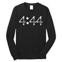 4:44 Angel Number Floral Long Sleeve Shirt