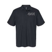 4:44 Angel Number Floral Softstyle Adult Sport Polo