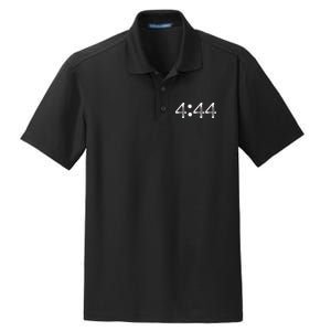 4:44 Angel Number Floral Dry Zone Grid Polo