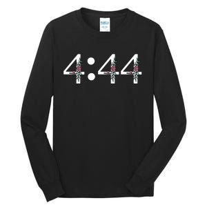 4:44 Angel Number Floral Tall Long Sleeve T-Shirt