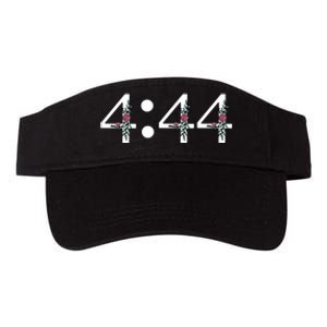 4:44 Angel Number Floral Valucap Bio-Washed Visor